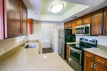 Premium Upgraded Kitchen at Luxury Apartments Scottsdale